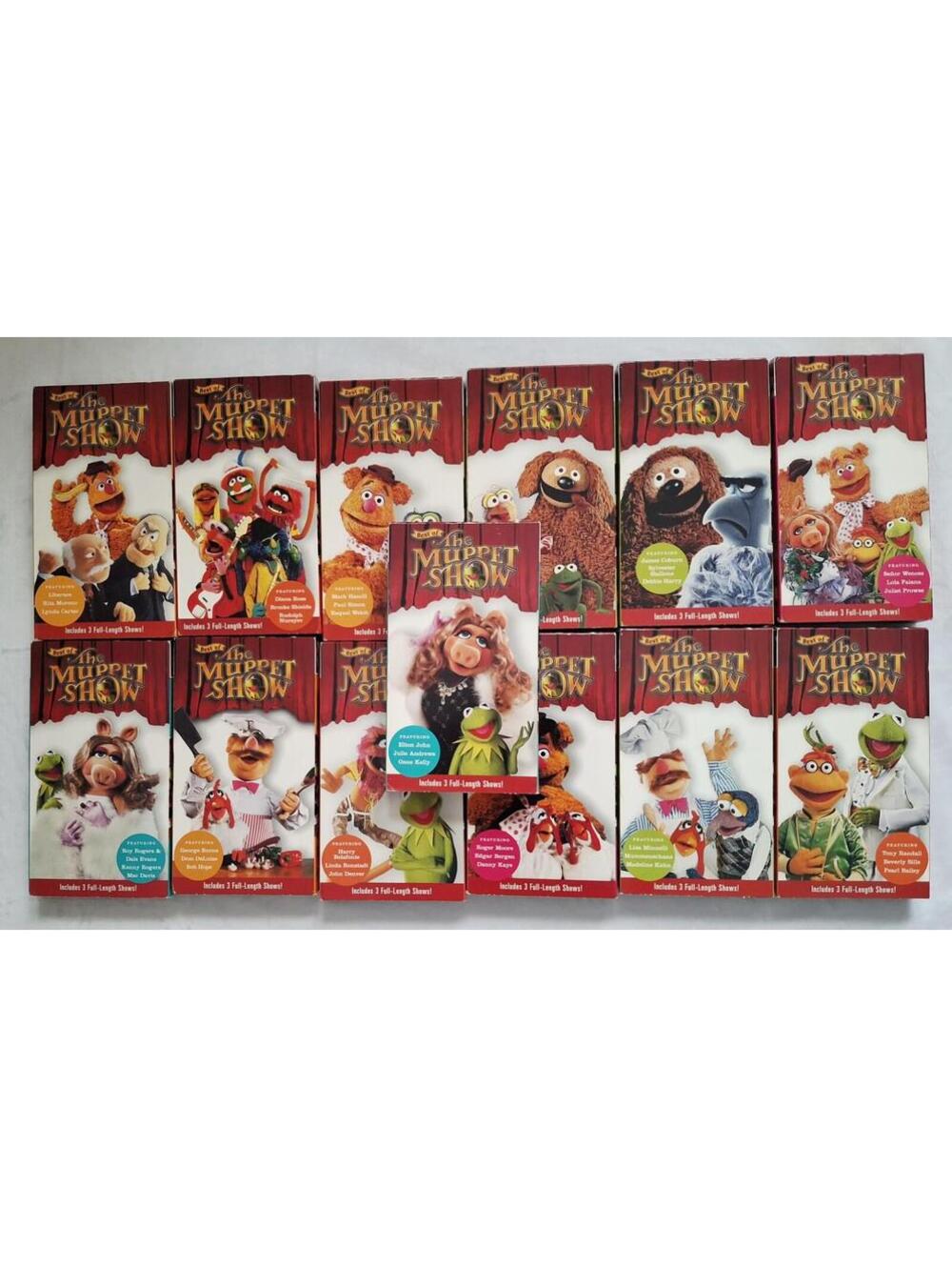 Jim Henson's The Muppet Show VHS Collection (Lot of 13) Vintage Collectibles